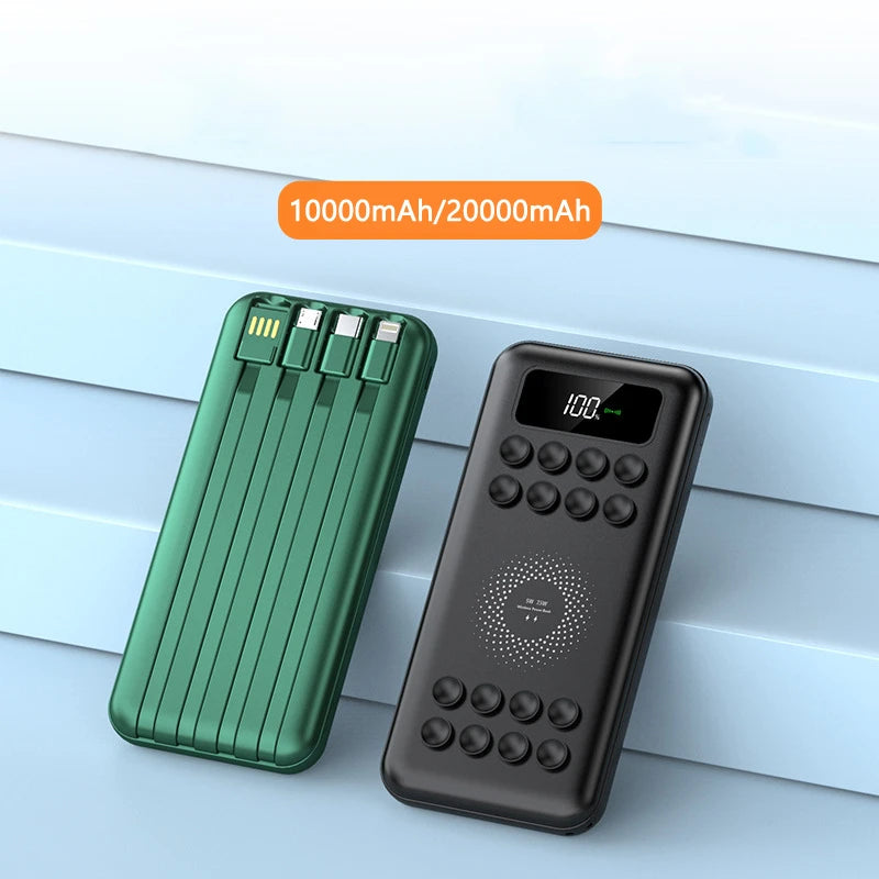 Wireless Magnetic Power Bank 20000mAh – MagSafe Compatible Fast Charging for iPhone & Android