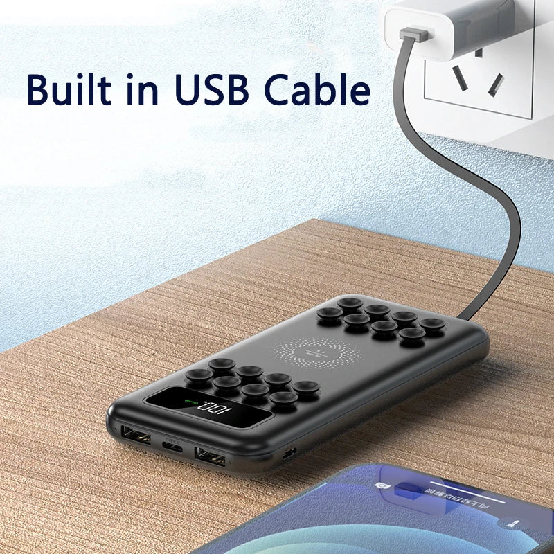 Wireless Magnetic Power Bank 20000mAh – MagSafe Compatible Fast Charging for iPhone & Android