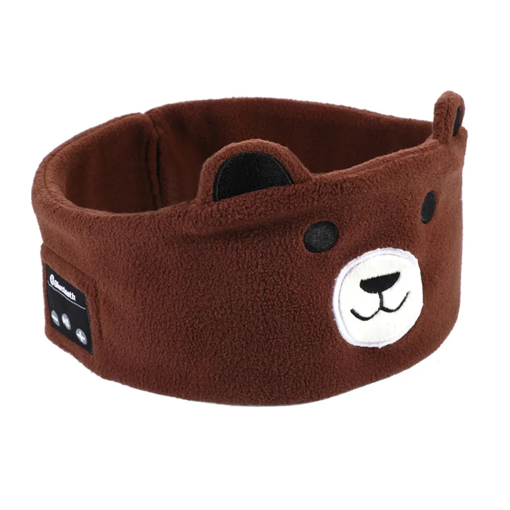 Kids Animal Bluetooth Sleep Headband – Soft Wireless Headphones, 10Hr Battery | AKT TECH