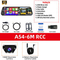 4K WiFi Dash Cam with CarPlay, Android Auto & GPS – 12" Touch Screen Night Vision | AKT TECH