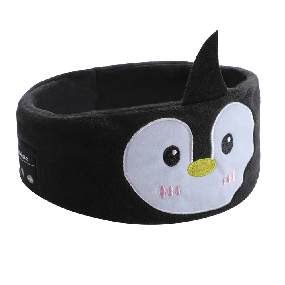 Bluetooth Headphone Kid Sleep Mask Bluetooth 5.0 Stereo Music Player Support Handsfree Soft Music Headband For Children Gifts
