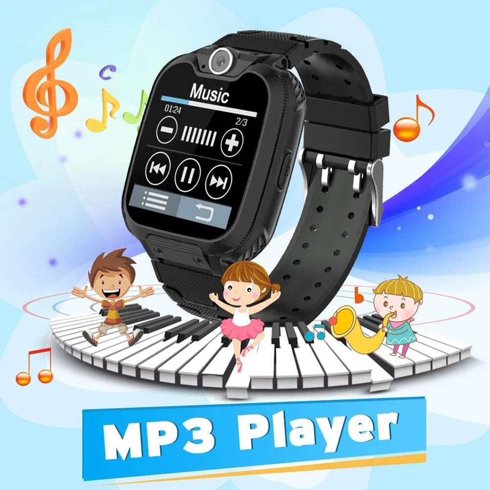 Kids Music Smart Watch Kids Smart Watch Listen Music Play Games Make Calls Selfie Recorder with 400mAh Battery