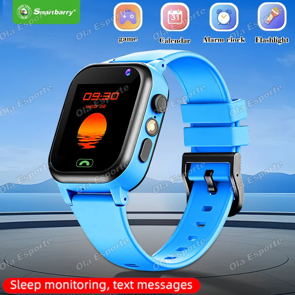 Kids 4G GPS Smartwatch – SIM Card, Video Call, SOS, Sleep Tracker | AKT TECH