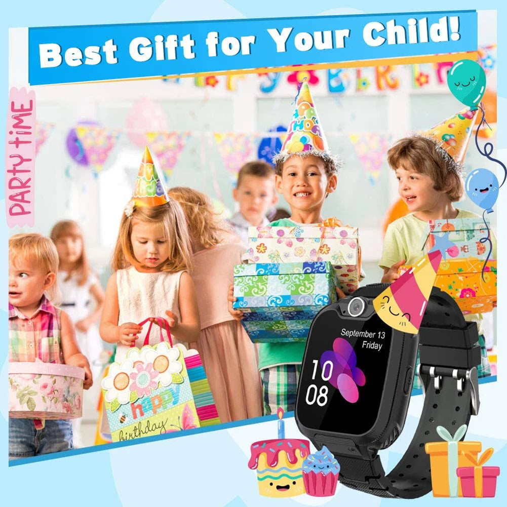 Kids Music Smart Watch Kids Smart Watch Listen Music Play Games Make Calls Selfie Recorder with 400mAh Battery