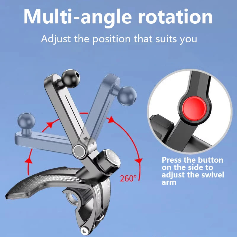 Multi-Angle Car Phone Mount | Universal Dashboard Holder