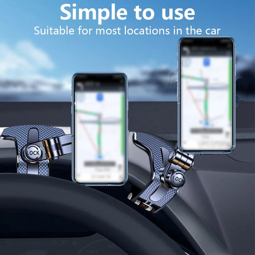 Multi-Angle Car Phone Mount | Universal Dashboard Holder