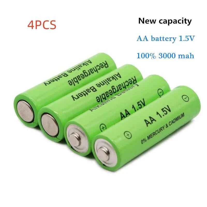 Rechargeable AA & AAA Batteries 1.5V – Long-Lasting for Remotes, Mice & More