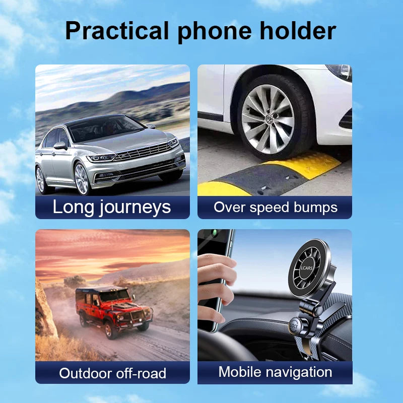 Multi-Angle Car Phone Mount | Universal Dashboard Holder