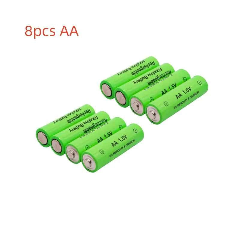 Rechargeable AA & AAA Batteries 1.5V – Long-Lasting for Remotes, Mice & More