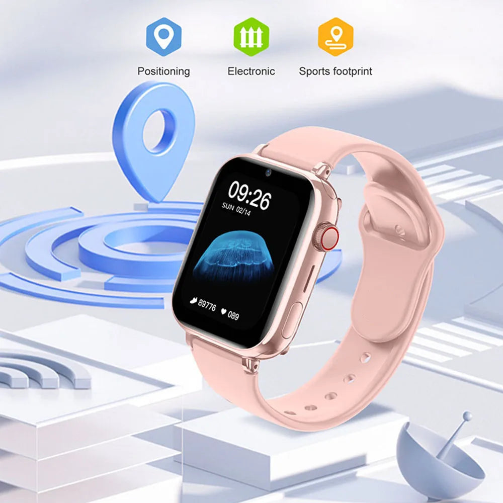 Kids 4G GPS Smartwatch – SOS Calling, Video Call, Waterproof | AKT TECH