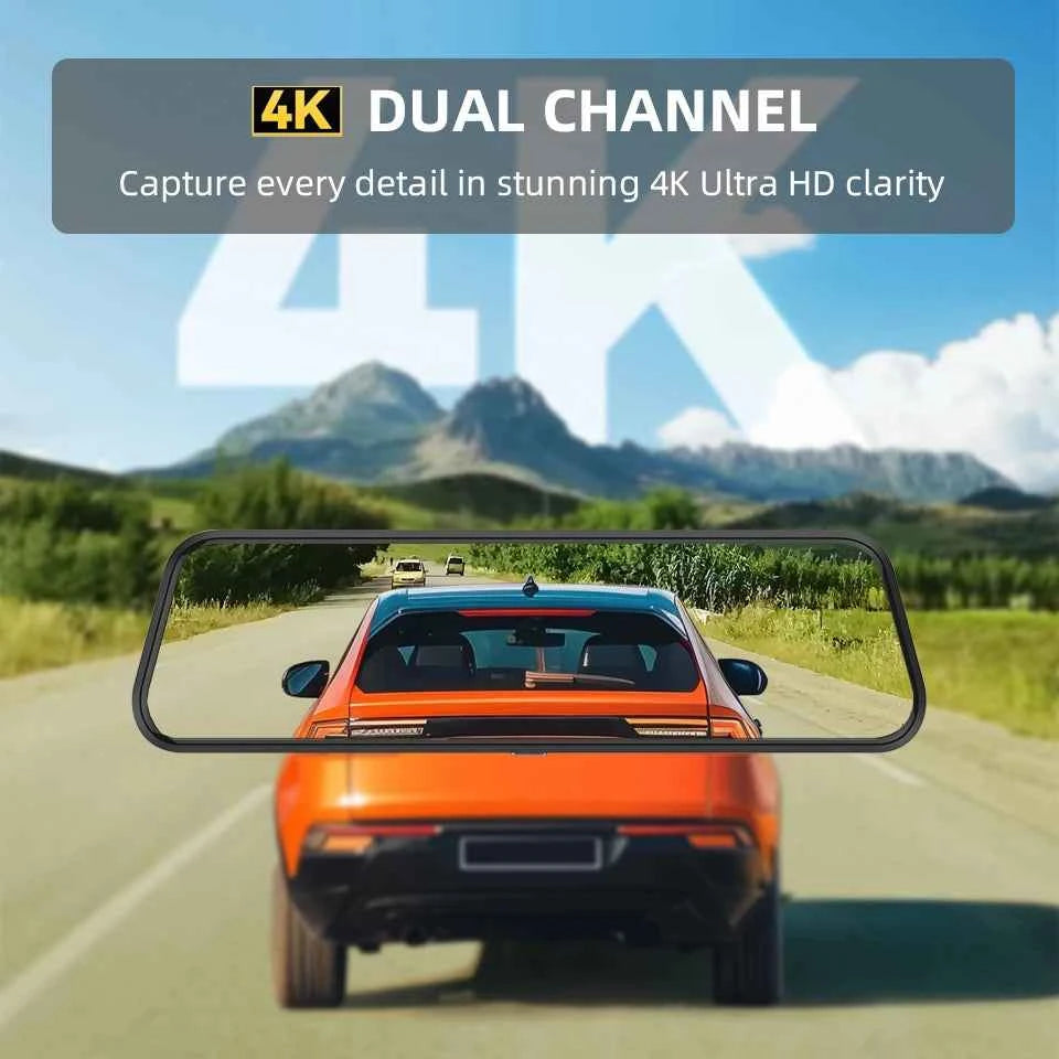 4K WiFi Dash Cam with CarPlay, Android Auto & GPS – HD Night Vision | AKT TECH