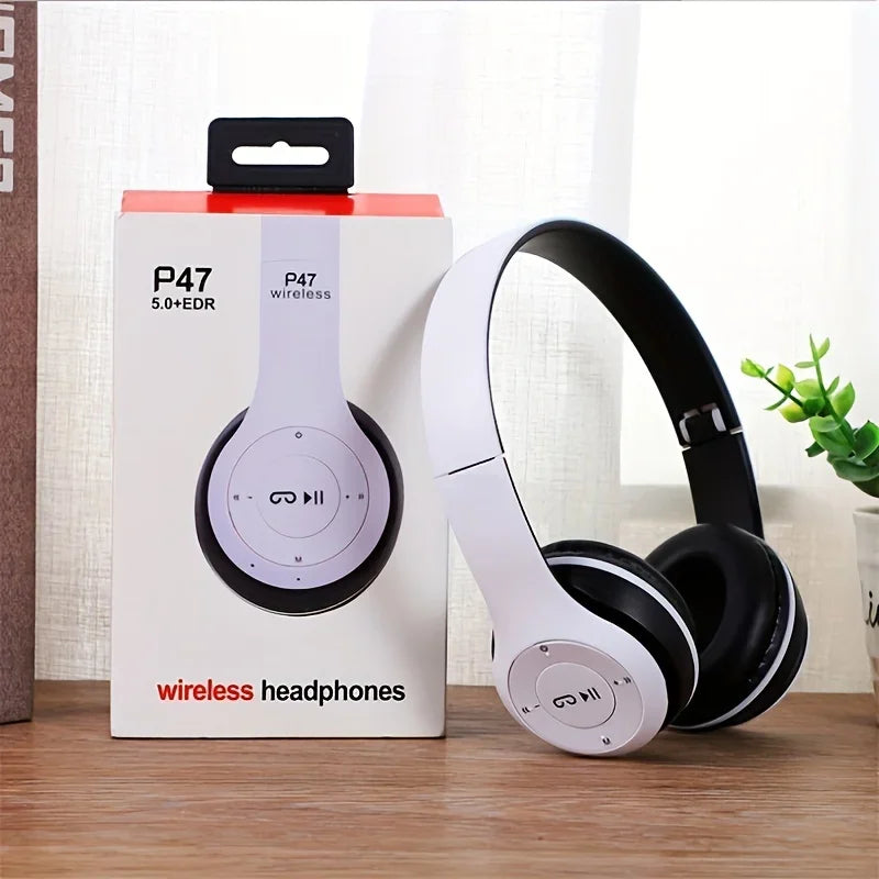 P47 Kids Wireless Bluetooth Headphones – Foldable, HIFI Bass, Built-in Mic | AKT TECH