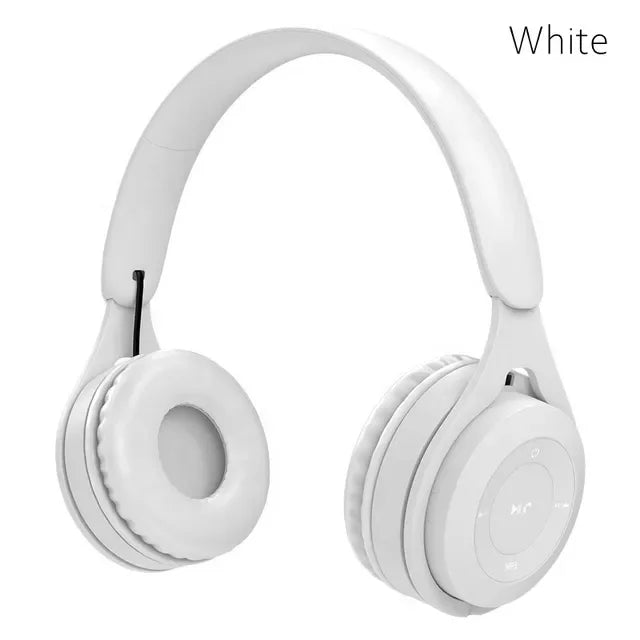 Kids Macaron Wireless Bluetooth Headphones – Stereo, Built-in Mic, Foldable | AKT TECH
