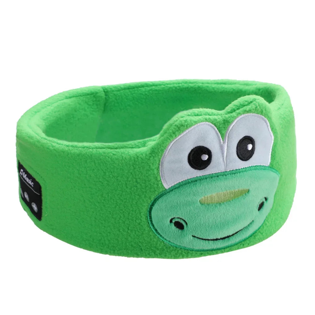 Bluetooth Headphone Kid Sleep Mask Bluetooth 5.0 Stereo Music Player Support Handsfree Soft Music Headband For Children Gifts
