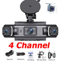 4 Channel 360° WiFi Dash Cam – Front, Rear, Left & Right Night Vision | AKT TECH