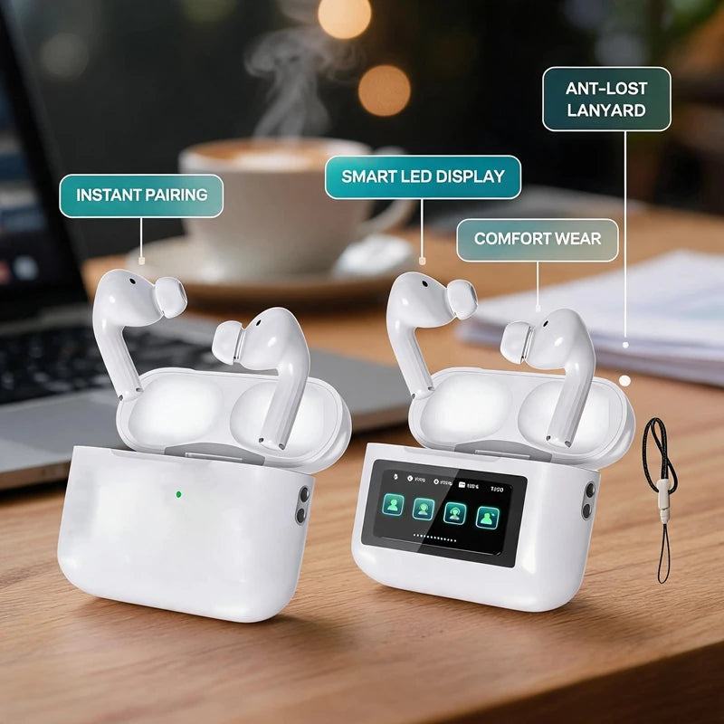 New TWS Bluetooth Earphone Wireless Earbuds Bluetooth In-Ear Headsets Wireless Earbuds Wireless Headphones Built-in Mic