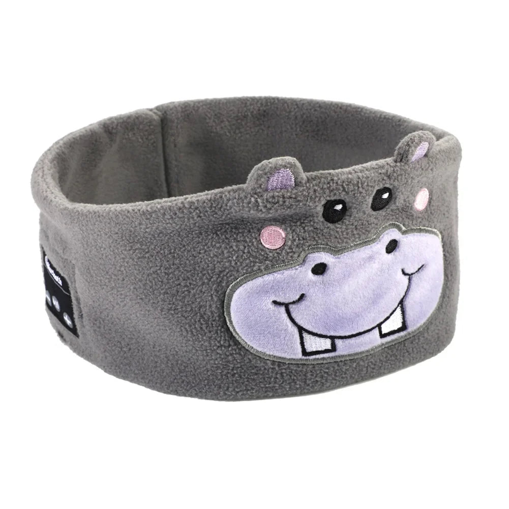 Bluetooth Headphone Kid Sleep Mask Bluetooth 5.0 Stereo Music Player Support Handsfree Soft Music Headband For Children Gifts