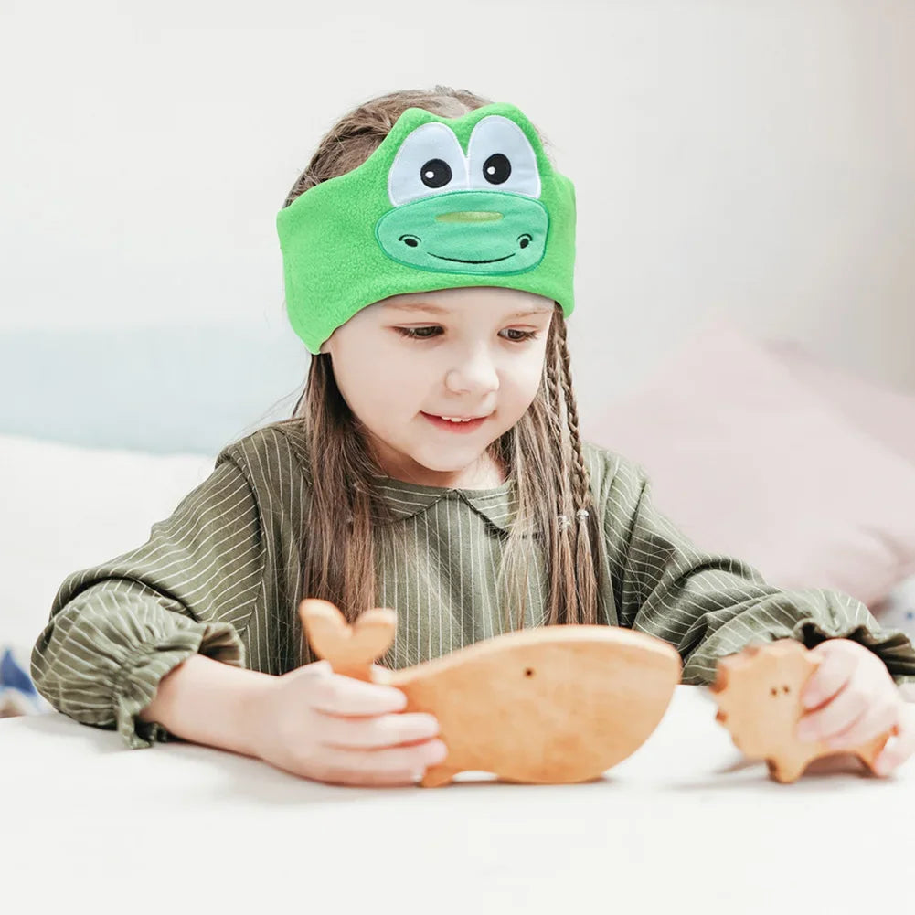 Bluetooth Headphone Kid Sleep Mask Bluetooth 5.0 Stereo Music Player Support Handsfree Soft Music Headband For Children Gifts