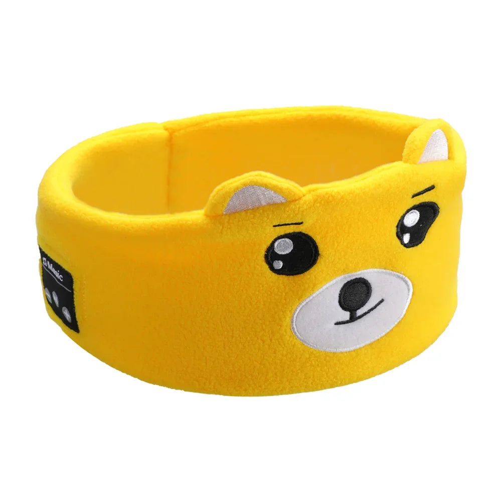 Kids Animal Bluetooth Sleep Headband – Soft Wireless Headphones, 10Hr Battery | AKT TECH